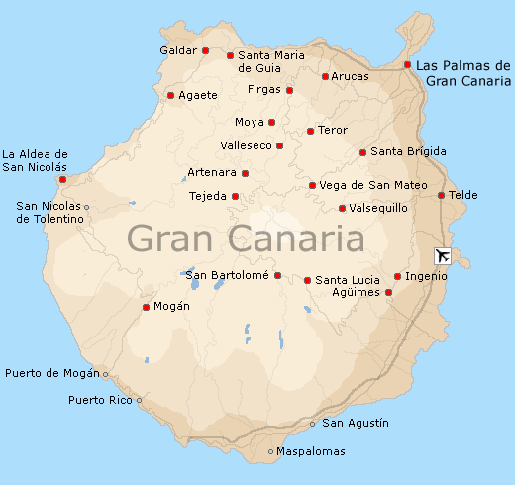 Gran Canaria Map